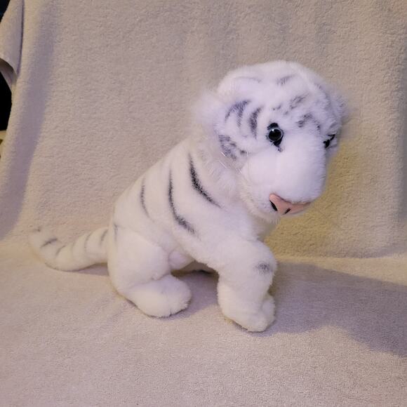 Fiesta Toys The Greatest Show On Earth White Tiger Plush  17" - Picture 1 of 4